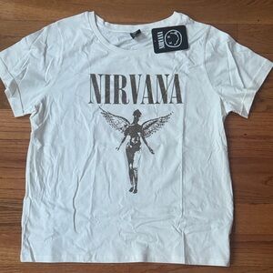 Nirvana graphic tee, size M never worn